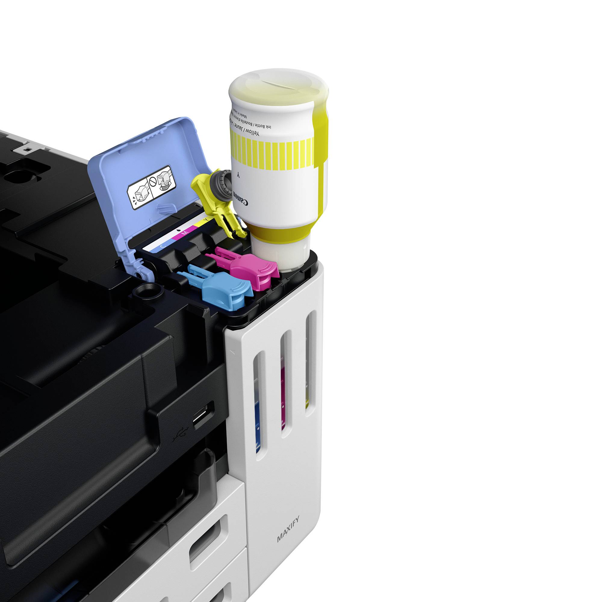 Canon MAXIFY GX6150 Multifunktionsdrucker Tintenstrahl Farbe A4 Drucker, Scanner, Kopierer Duplex, USB, WLAN, LAN