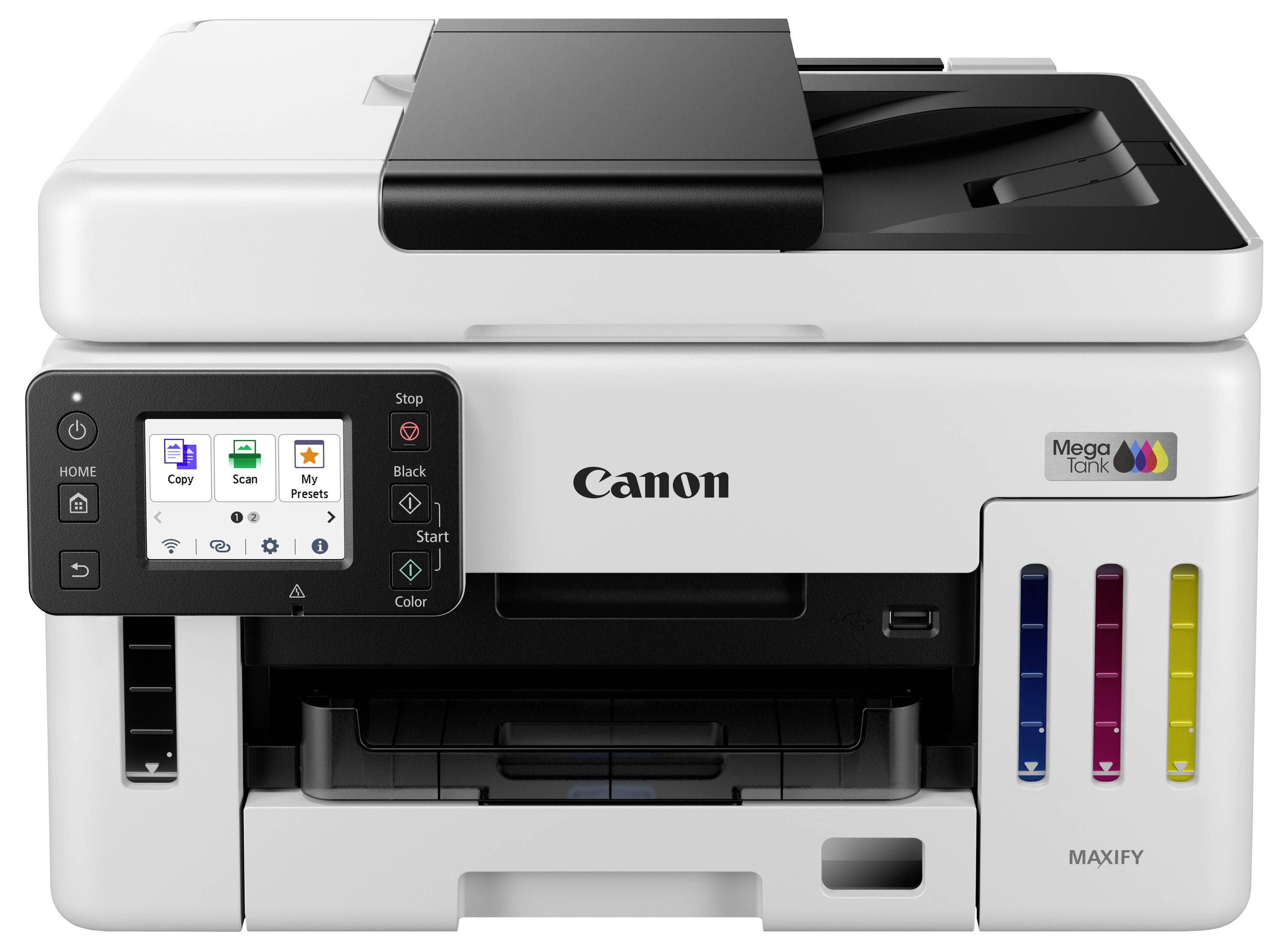 Canon MAXIFY GX6150 Multifunktionsdrucker Tintenstrahl Farbe A4 Drucker, Scanner, Kopierer Duplex, USB, WLAN, LAN