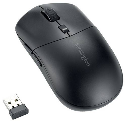 Kensington Maus Kabellos Schwarz 6 Tasten 1000 dpi, 1600 dpi, 2400 dpi