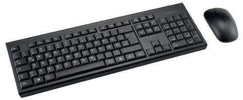 Kensington Tastatur, Maus-Set Deutsch, QWERTZ Schwarz