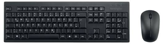 Kensington Tastatur, Maus-Set Deutsch, QWERTZ Schwarz