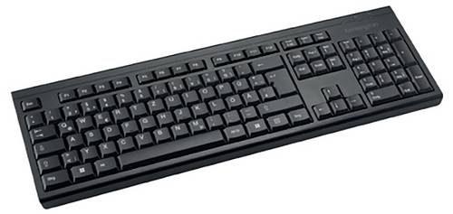 Kensington Tastatur Deutsch, QWERTZ Schwarz