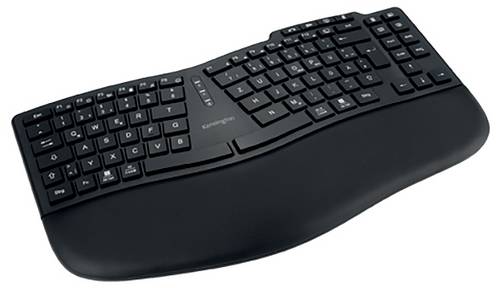 Kensington Bluetooth® Tastatur Deutsch, QWERTZ Schwarz Wiederaufladbar