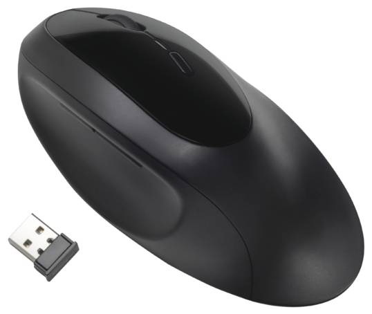 Kensington Maus Kabellos Schwarz 6 Tasten 800 dpi, 1200 dpi, 1600 dpi