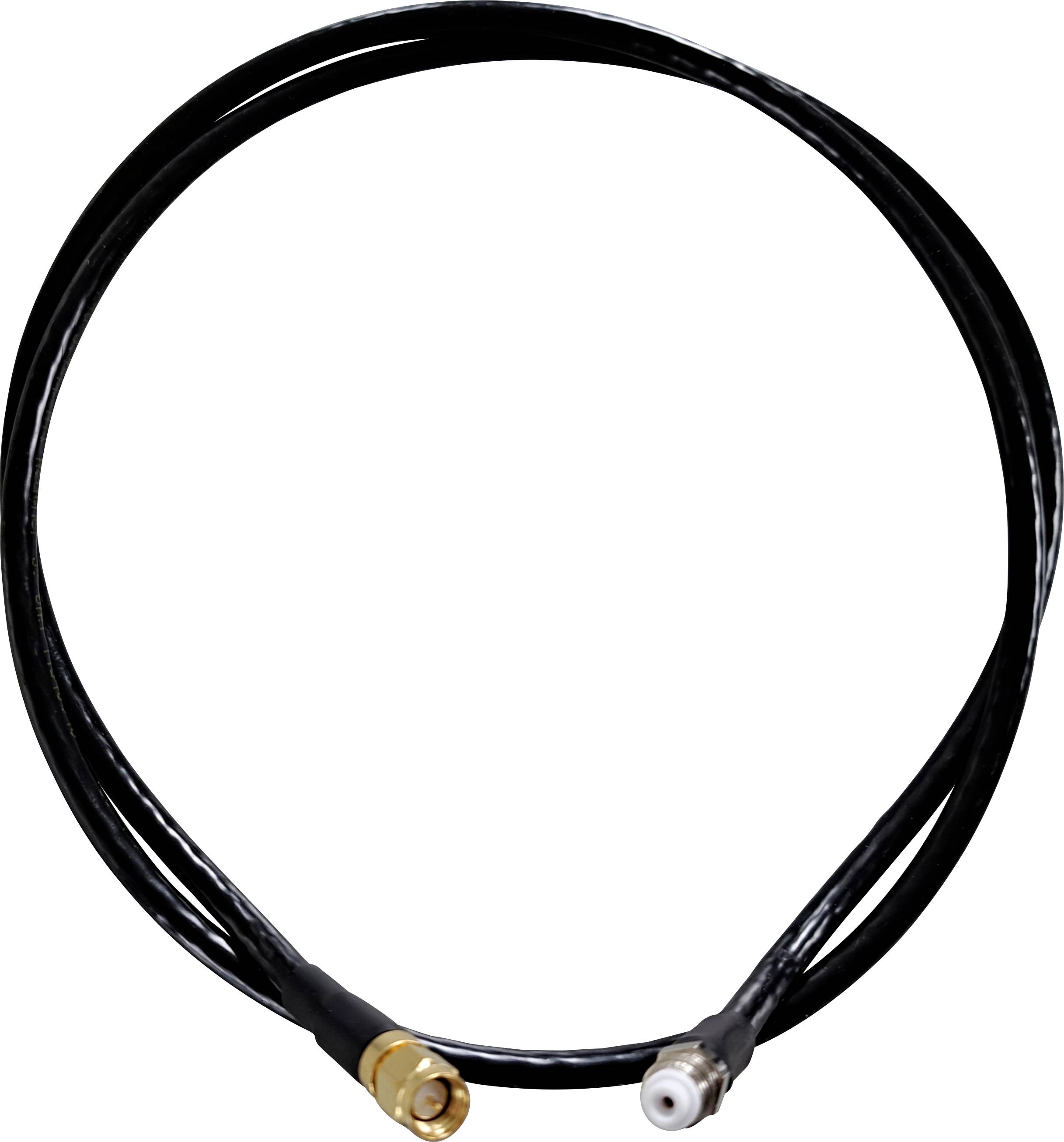 Wittenberg Antennen SMA Stecker auf FME Buchse, Adapterkabel, LTE, UMTS Poly-103494 SMA-Adapter FME-Stecker, SMA-Buchse - 1m 1St.