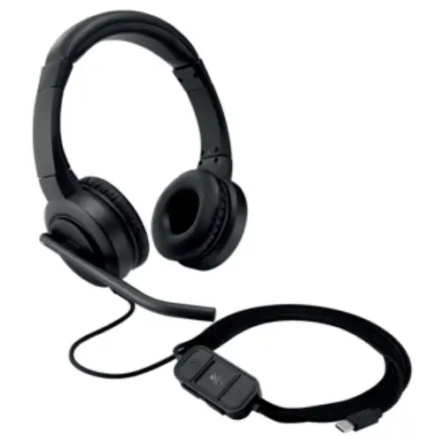 Kensington Over Ear Headset kabelgebunden Schwarz Noise Cancelling Headset Computer Kensington Over Ear Headset kabelgebunden Schwarz Noise Cancelling Headset Computer