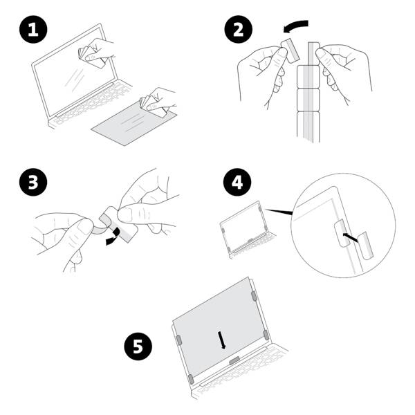 Kensington Blickschutzfolie Monitor 47cm (18,5") Bildformat: 16:9 626475