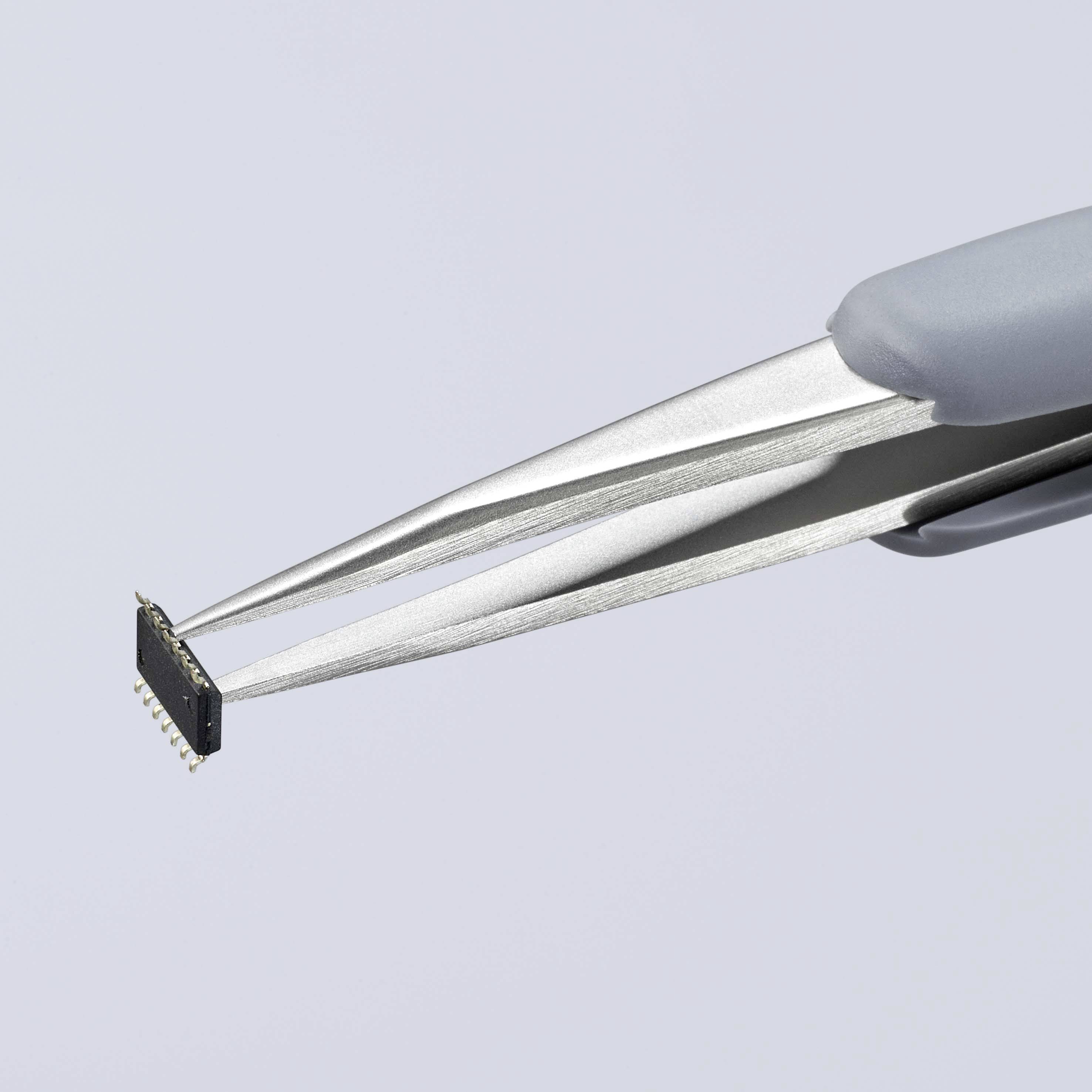 Knipex 92 21 10 ESD ESD Präzisionspinzette Spitz 123mm