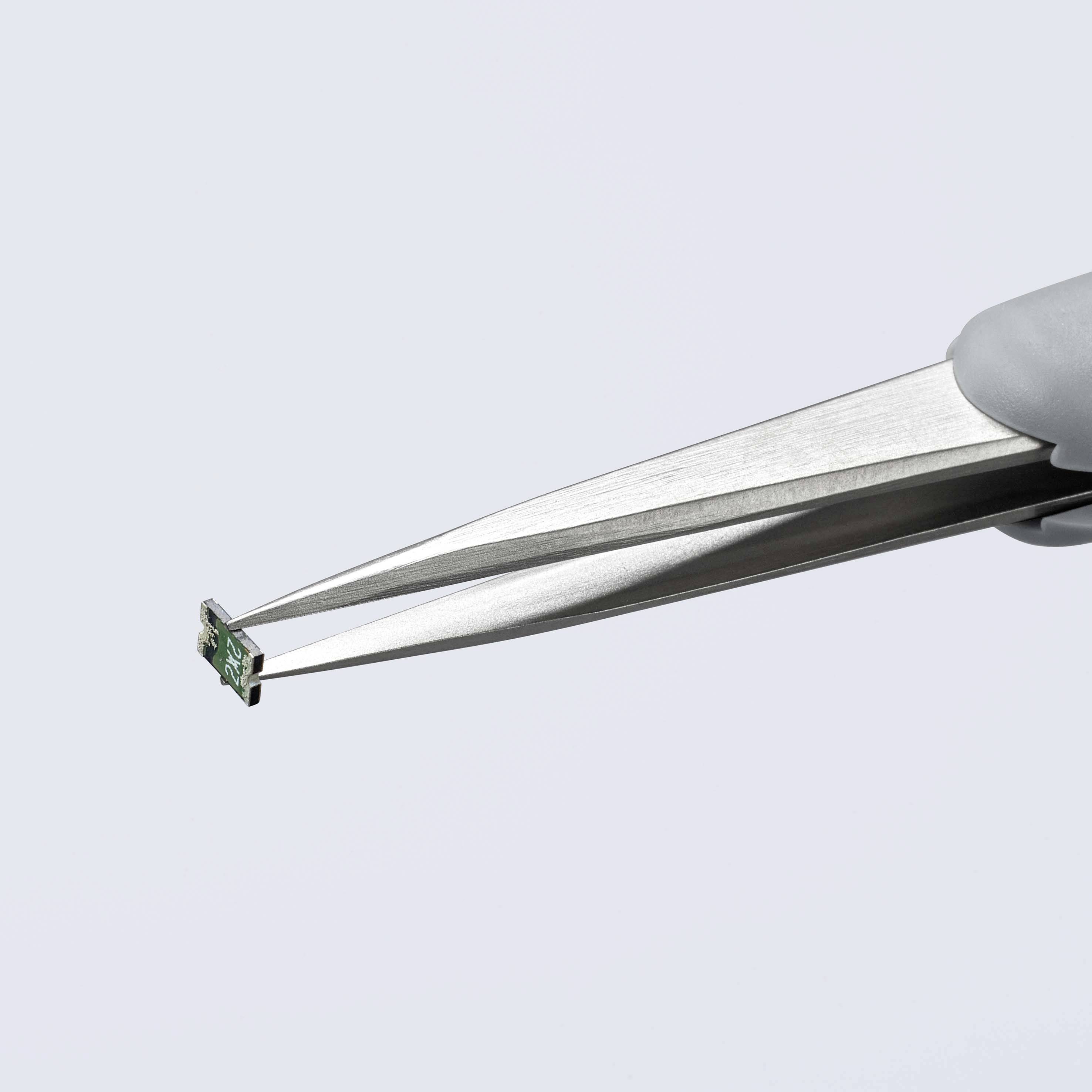 Knipex 92 21 14 ESD ESD Präzisionspinzette Spitz 130mm