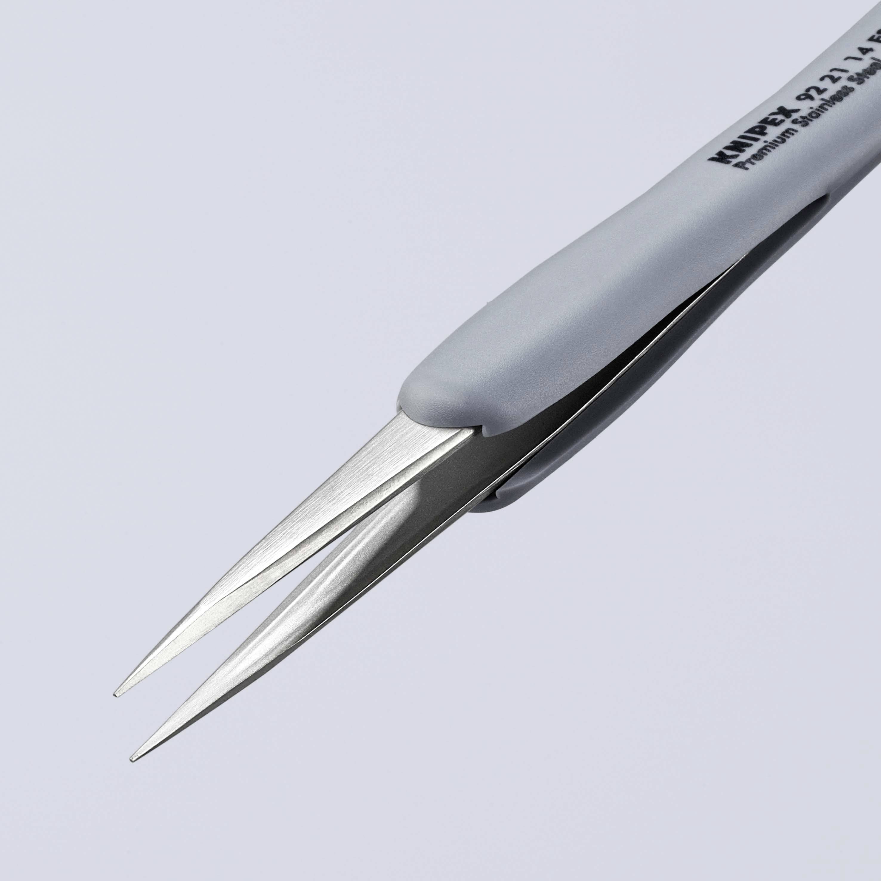 Knipex 92 21 14 ESD ESD Präzisionspinzette Spitz 130mm