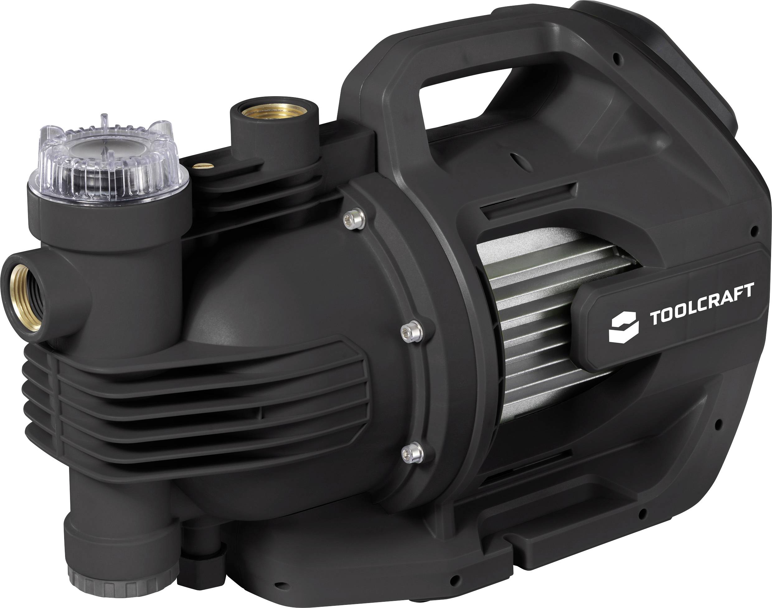 TOOLCRAFT JGP110062BN Gartenpumpe mit Filter 5500 l/h 48m