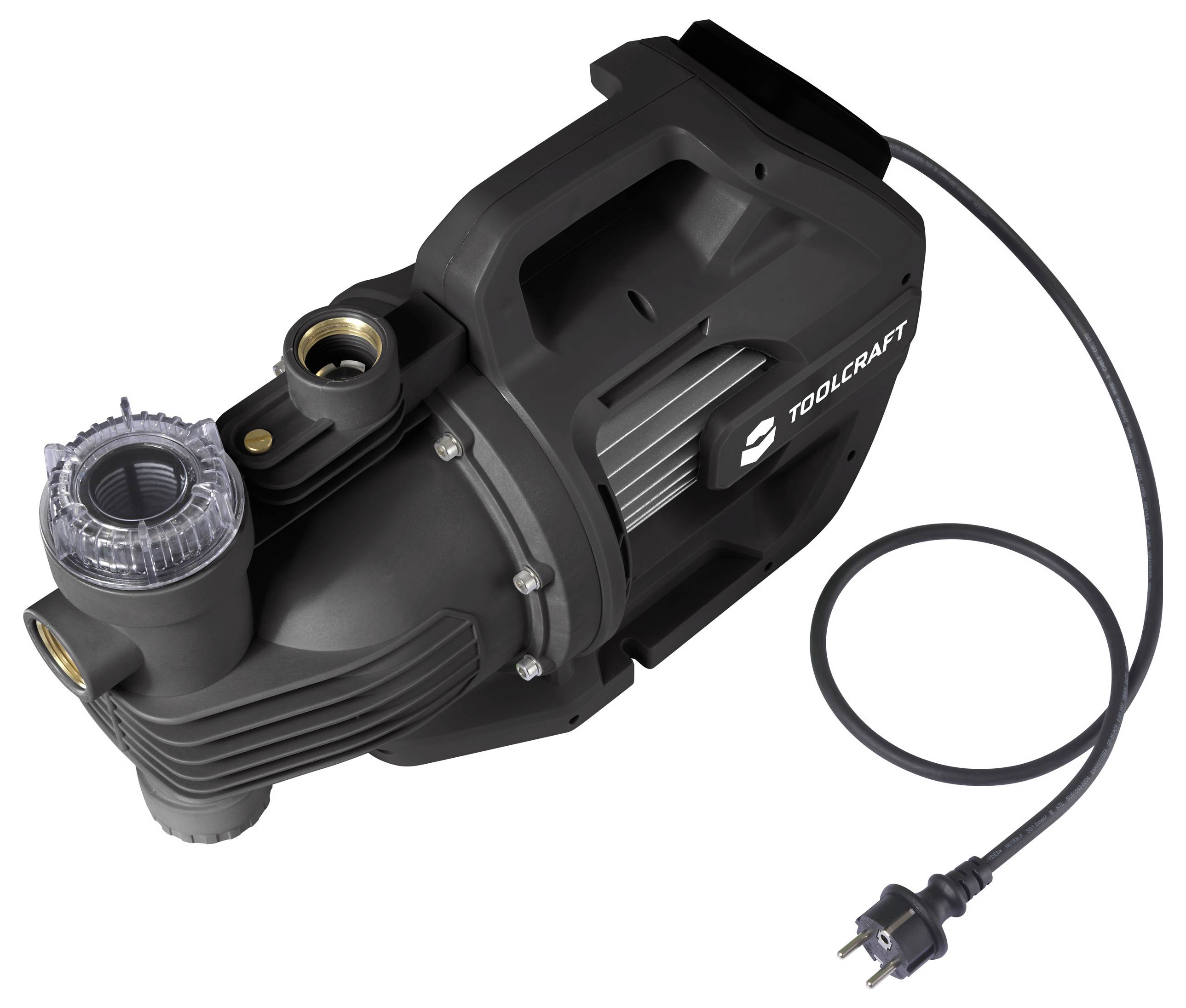 TOOLCRAFT JGP110062BN Gartenpumpe mit Filter 5500 l/h 48m