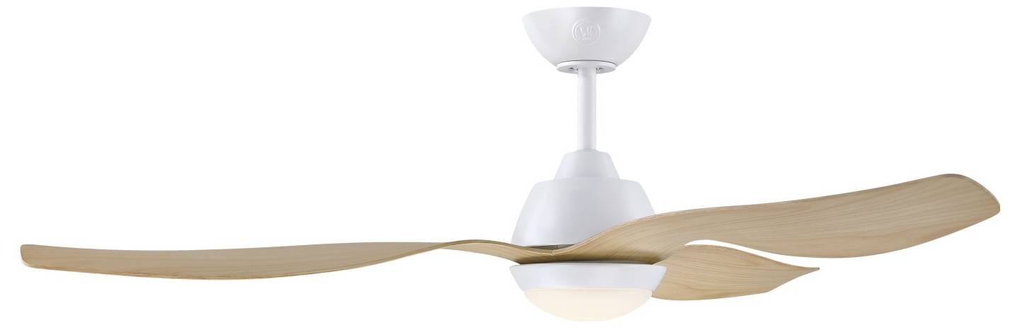Westinghouse Magnolia Deckenventilator 29 W (Ø x H) 132 cm x 34.7 cm Weiß mit Fernbedienung, mit Beleuchtung