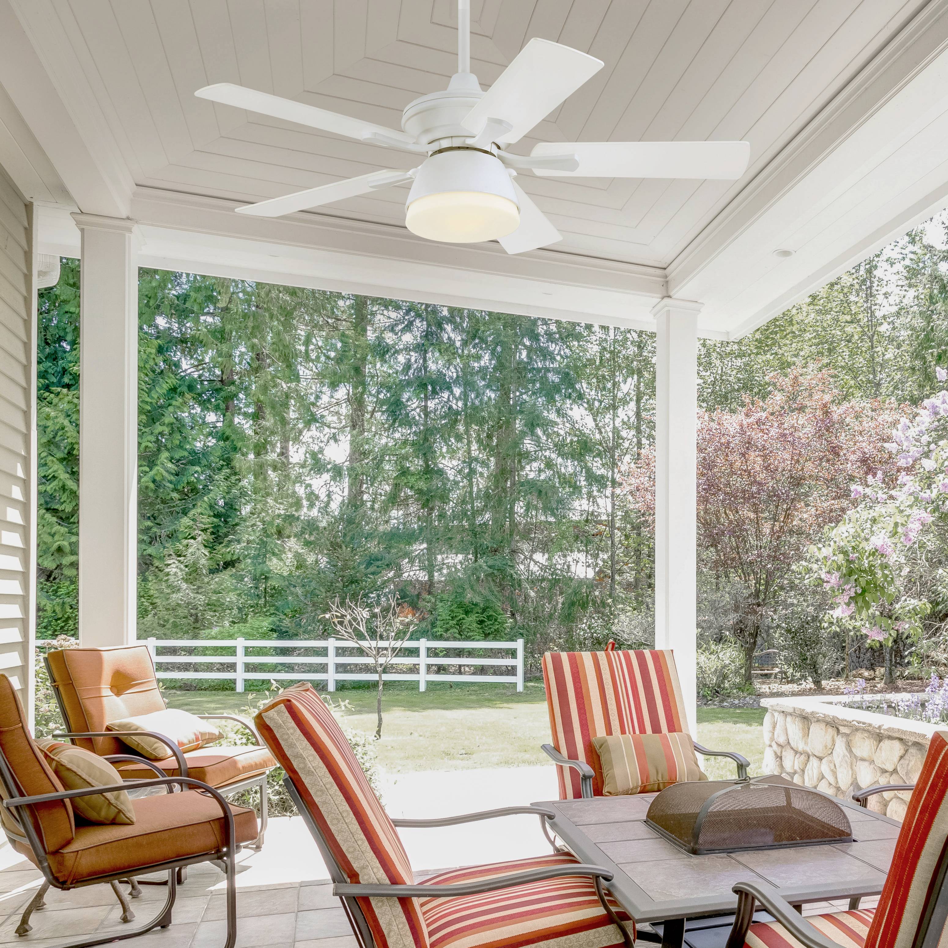 Westinghouse Nevada Deckenventilator 45W (Ø x H) 105cm x 41cm Milchglas