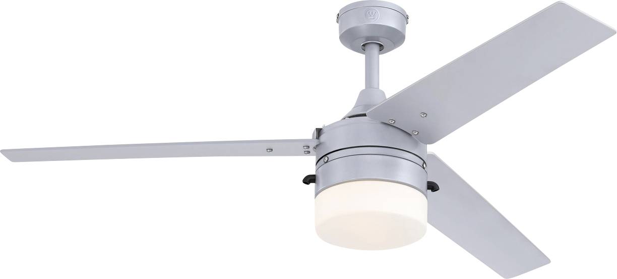 Westinghouse Riverton Deckenventilator 63 W (Ø x H) 132 cm x 42 cm Silber
