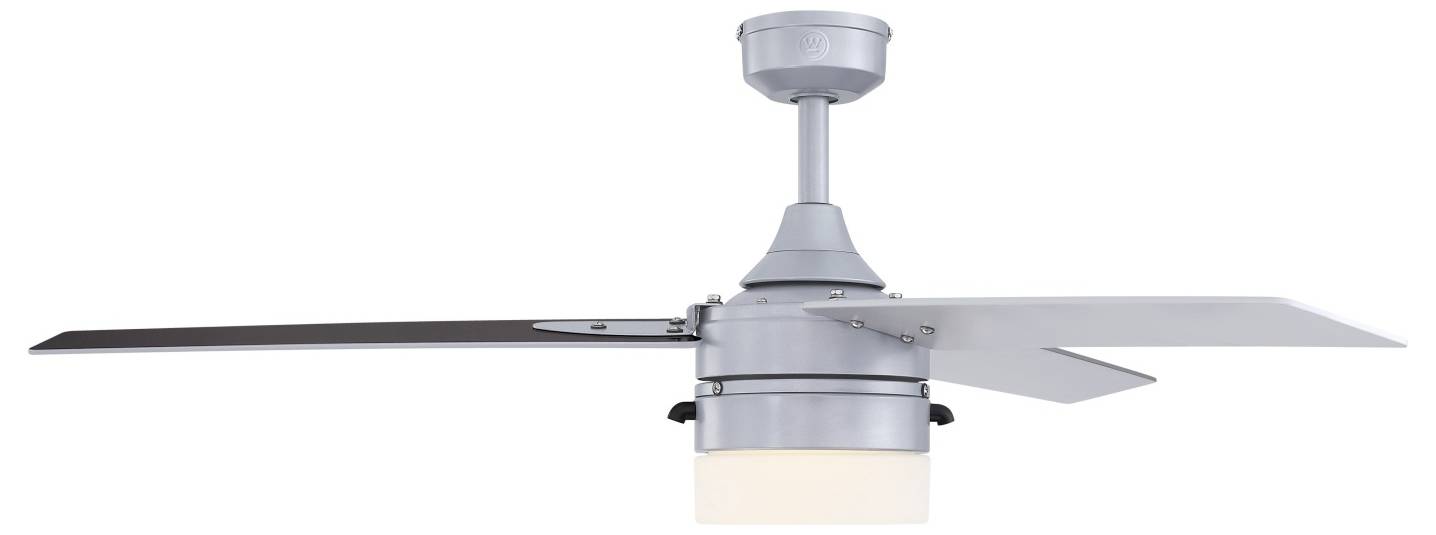 Westinghouse Riverton Deckenventilator 63 W (Ø x H) 132 cm x 42 cm Silber
