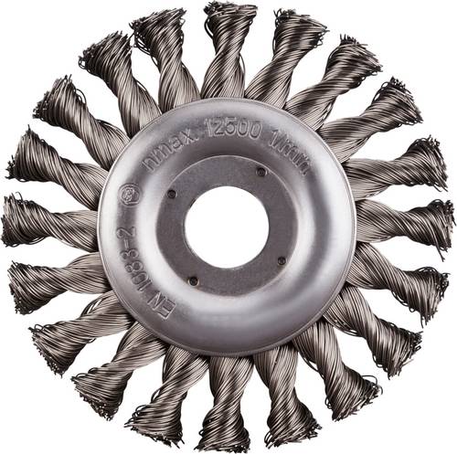 Rhodius ERBZ, Rundbürste 125 x 13 x 28 x 22,23 mm, gezopft, TOPline, Made in Germany, für E