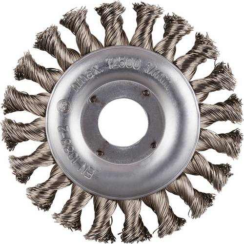Rhodius ERBZ, 10 Stück Rundbürste 115 x 12 x 23 x 22,23 mm, gezopft, TOPline, Made in Germa