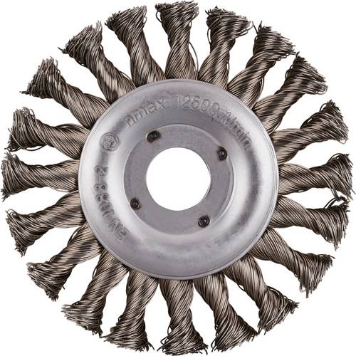 Rhodius ERBZ, 10 Stück Rundbürste 125 x 13 x 28 x 22,23 mm, gezopft, TOPline, Made in Germa