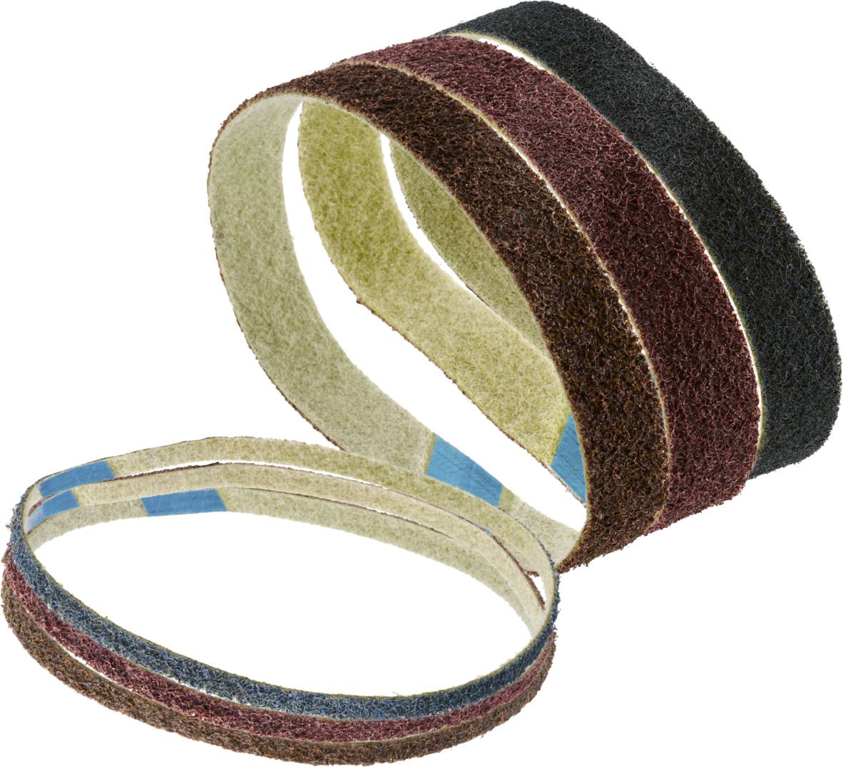 Rhodius 305992 ESB V, 20 Stück Schleifband Vlies 9 x 533 mm, coarse, PROline, für Edelstahl, Stahl, NE-Metalle 20St.