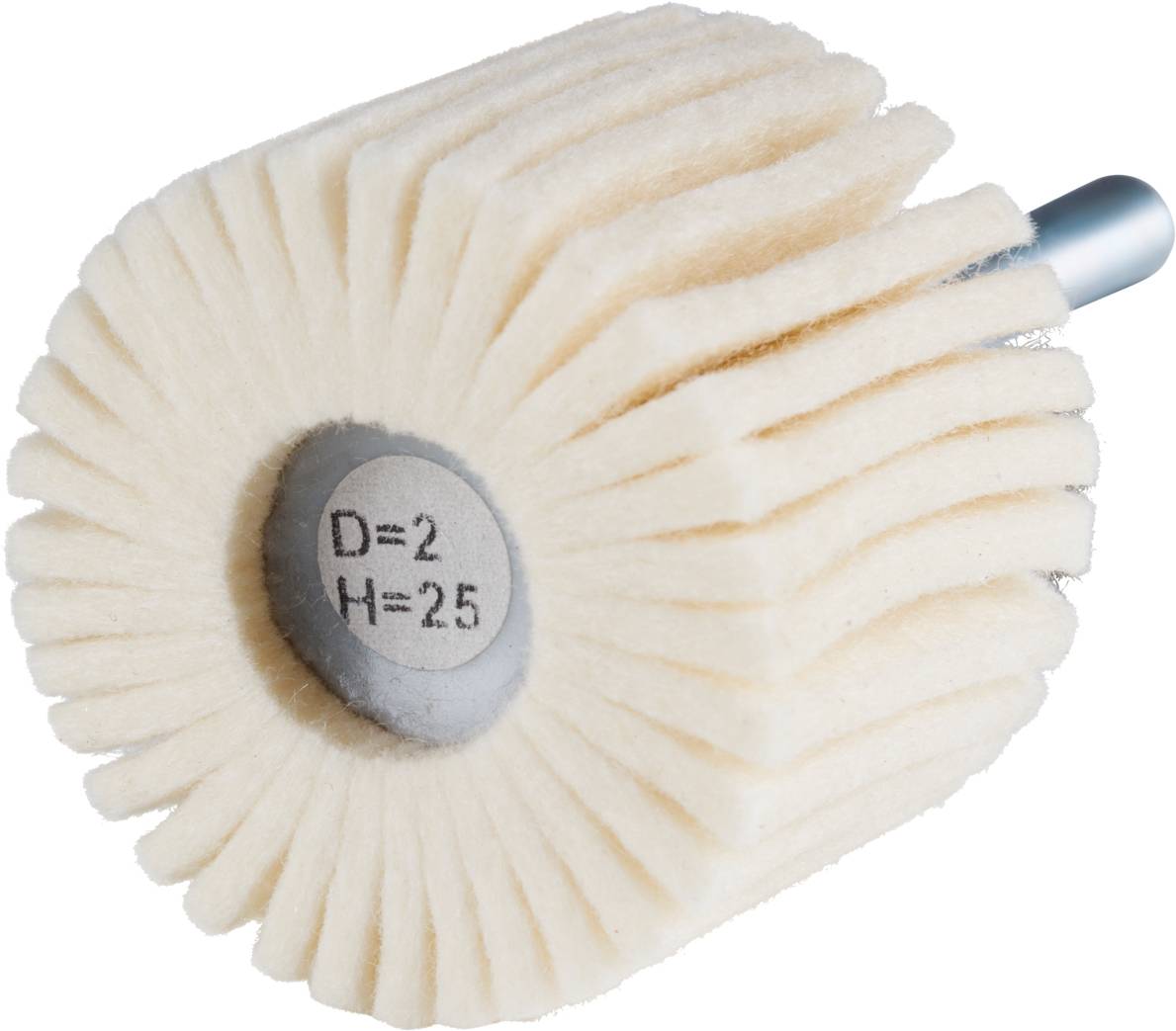 Rhodius FLP, 10 Stück Filzlamellenpolierer 40 x 30,0 x 6,00 mm, TOPline, Made in Germany, für Edelstahl, Stahl, NE-Metalle 305379