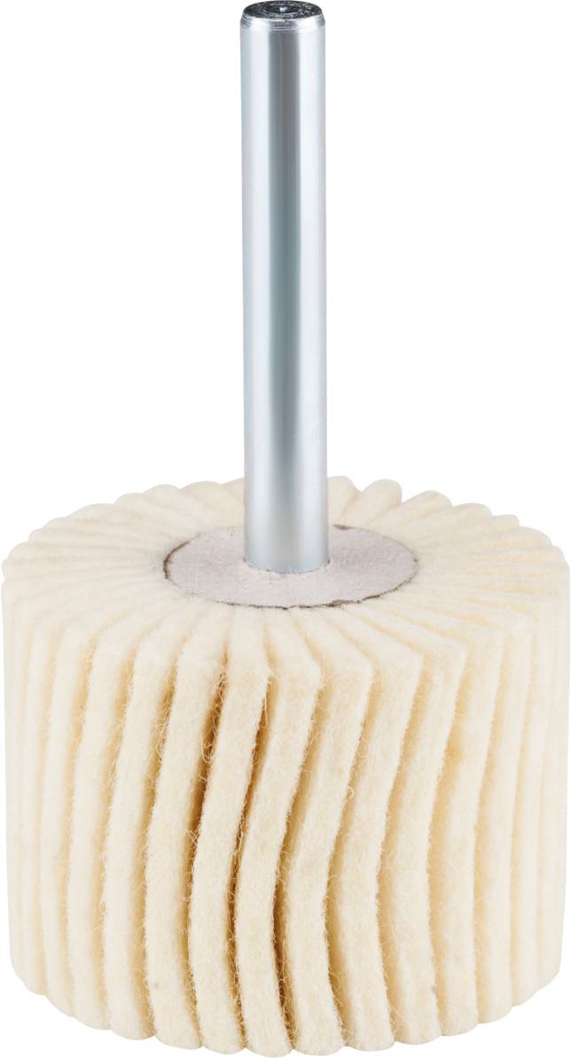 Rhodius FLP, 10 Stück Filzlamellenpolierer 40 x 30,0 x 6,00 mm, TOPline, Made in Germany, für Edelstahl, Stahl, NE-Metalle 305380