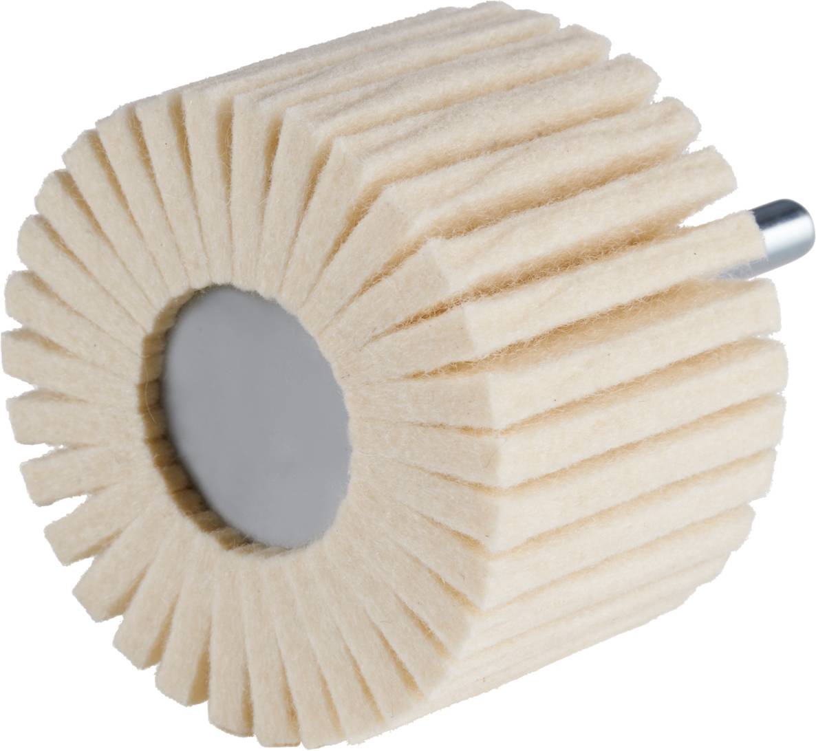 Rhodius FLP, 10 Stück Filzlamellenpolierer 60 x 40,0 x 6,00 mm, TOPline, Made in Germany, für Edelstahl, Stahl, NE-Metalle 305384