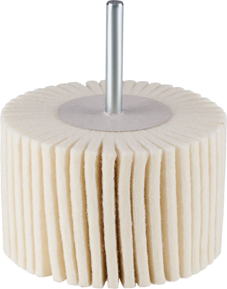 Rhodius FLP, 10 Stück Filzlamellenpolierer 80 x 50,0 x 6,00 mm, TOPline, Made in Germany, für Edelstahl, Stahl, NE-Metalle 305385