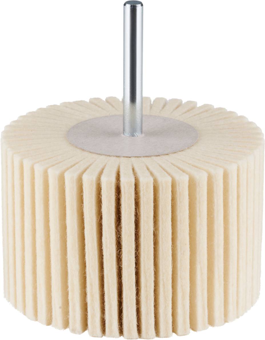 Rhodius FLP, 10 Stück Filzlamellenpolierer 80 x 50,0 x 6,00 mm, TOPline, Made in Germany, für Edelstahl, Stahl, NE-Metalle 305386