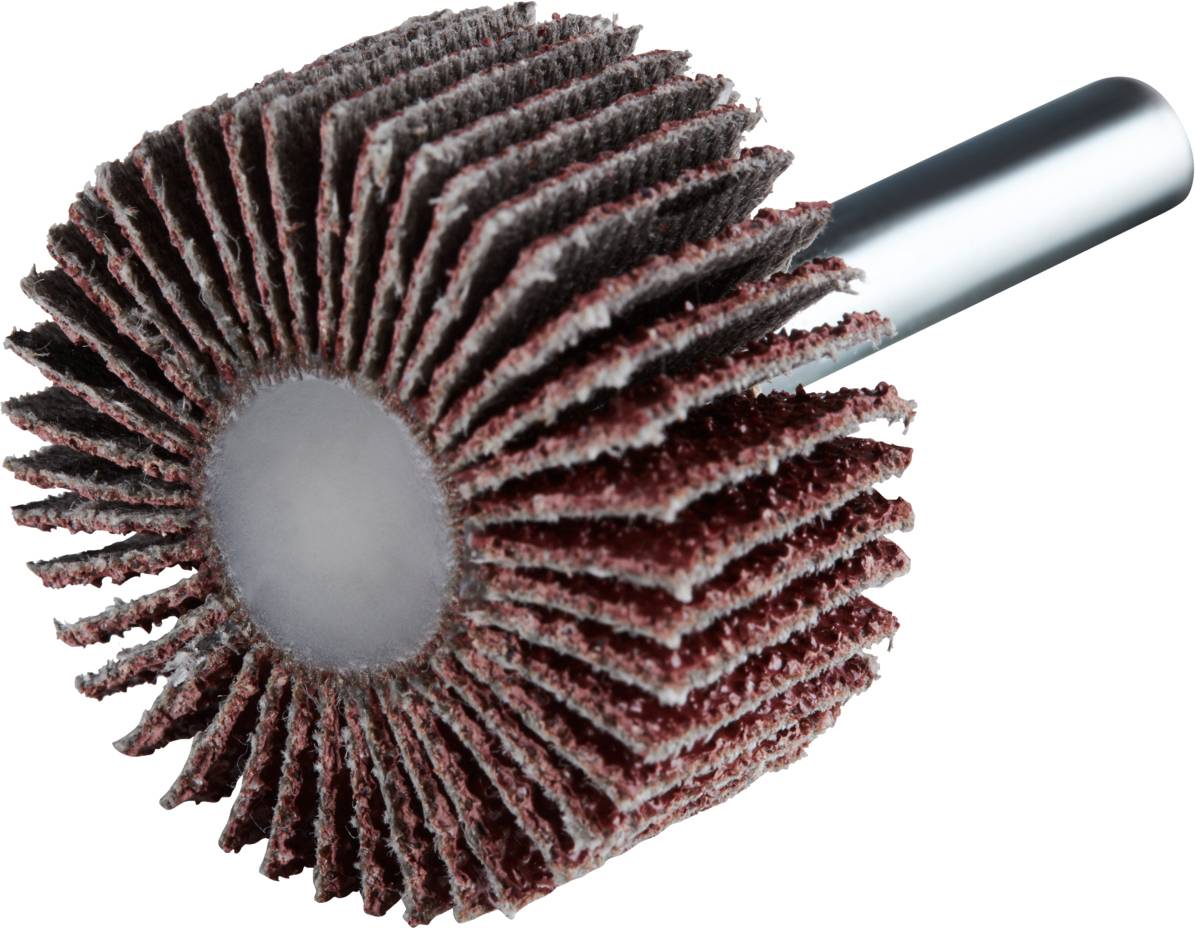 Rhodius 305489 FS, 10 Stück Fächerschleifer 30 x 15 x 6,0 mm, Korn 40, TOPline, für Edelstahl, Stahl, Holz 10St.