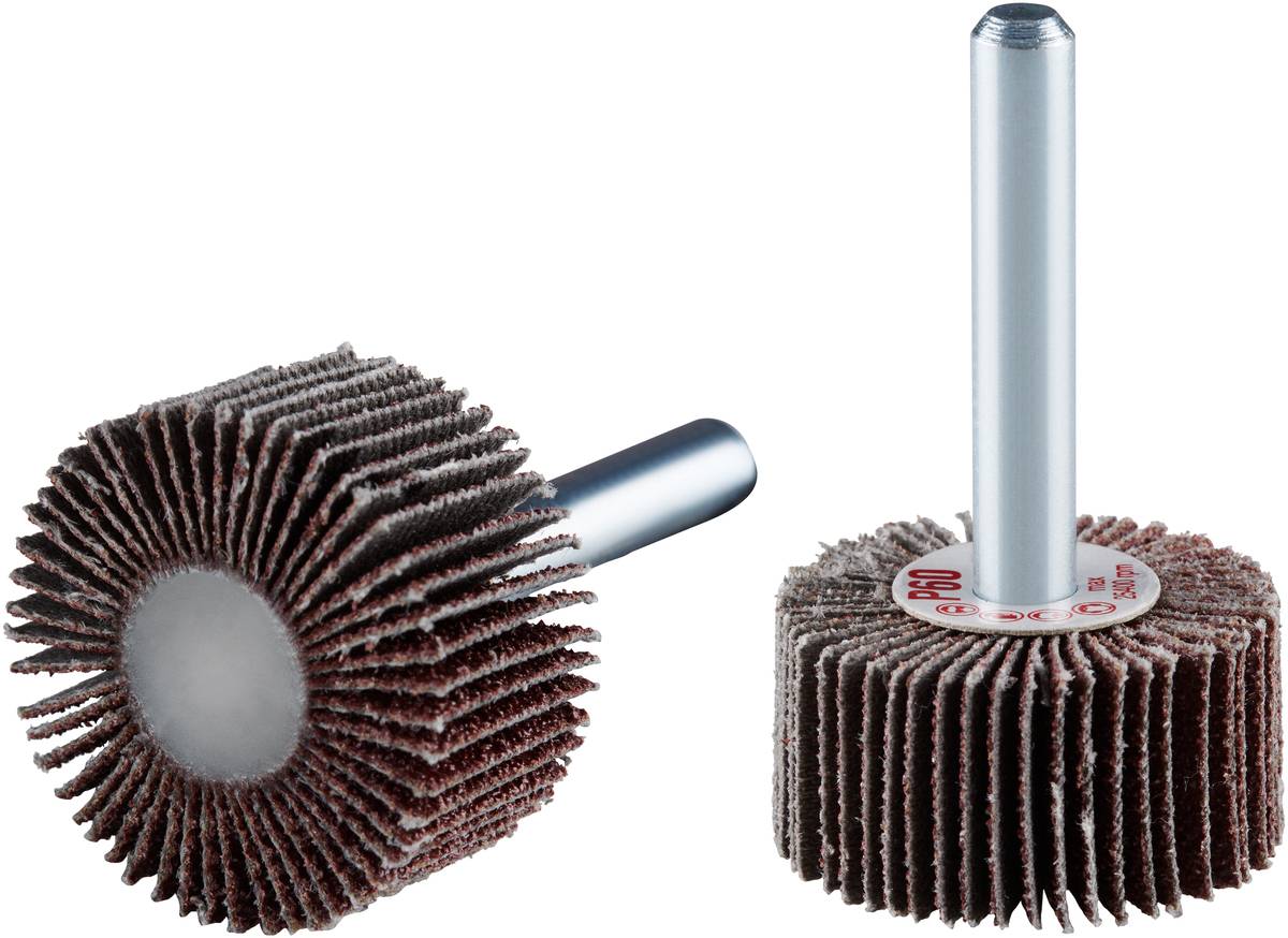 Rhodius 305119 FS, 10 Stück Fächerschleifer 30 x 15 x 6,0 mm, Korn 60, TOPline, für Edelstahl, Stahl, Holz 10St.