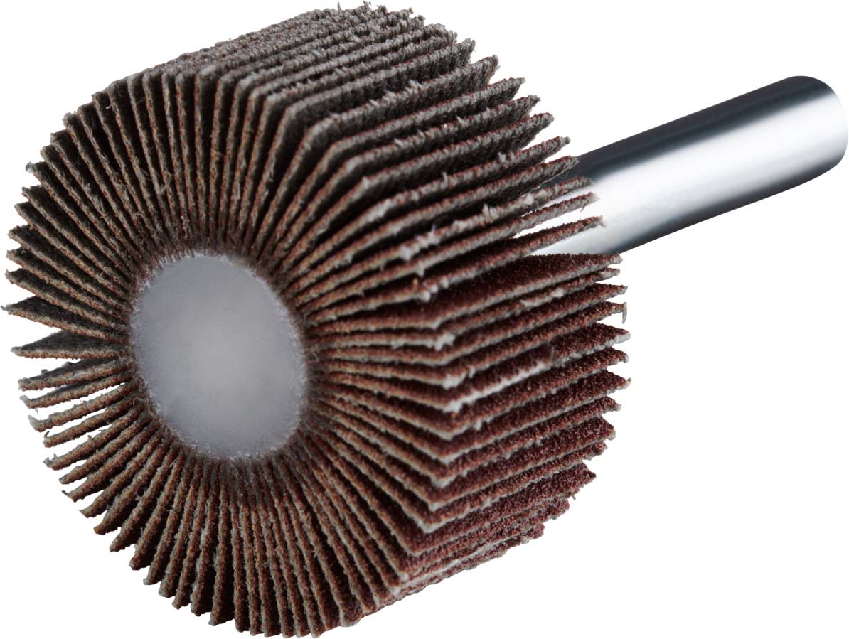 Rhodius 305122 FS, 10 Stück Fächerschleifer 30 x 15 x 6,0 mm, Korn 150, TOPline, für Edelstahl, Stahl, Holz 10St.