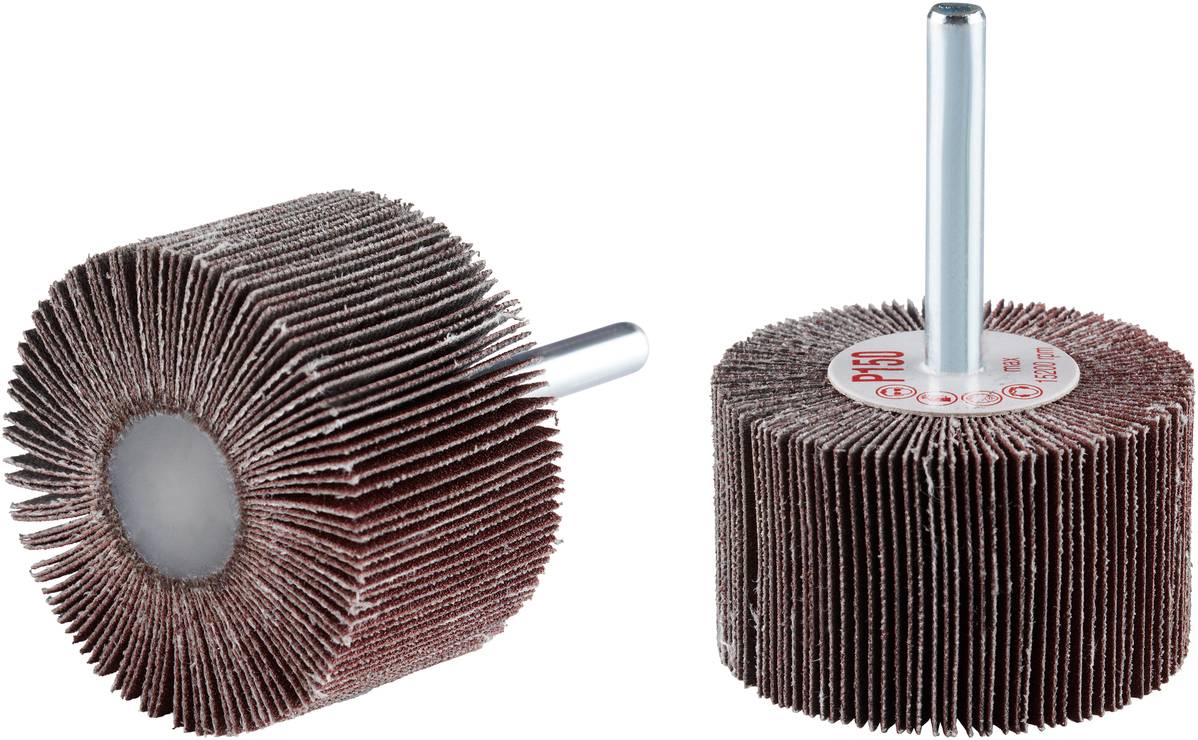 Rhodius 305146 FS, 10 Stück Fächerschleifer 50 x 30 x 6,0 mm, Korn 150, TOPline, für Edelstahl, Stahl, Holz 10St.