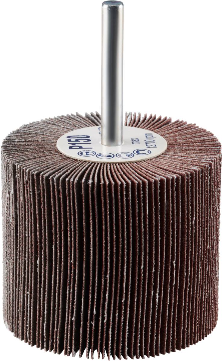 Rhodius 305161 FS, 10 Stück Fächerschleifer 60 x 50 x 6,0 mm, Korn 150, TOPline, für Edelstahl, Stahl, Holz 10St.