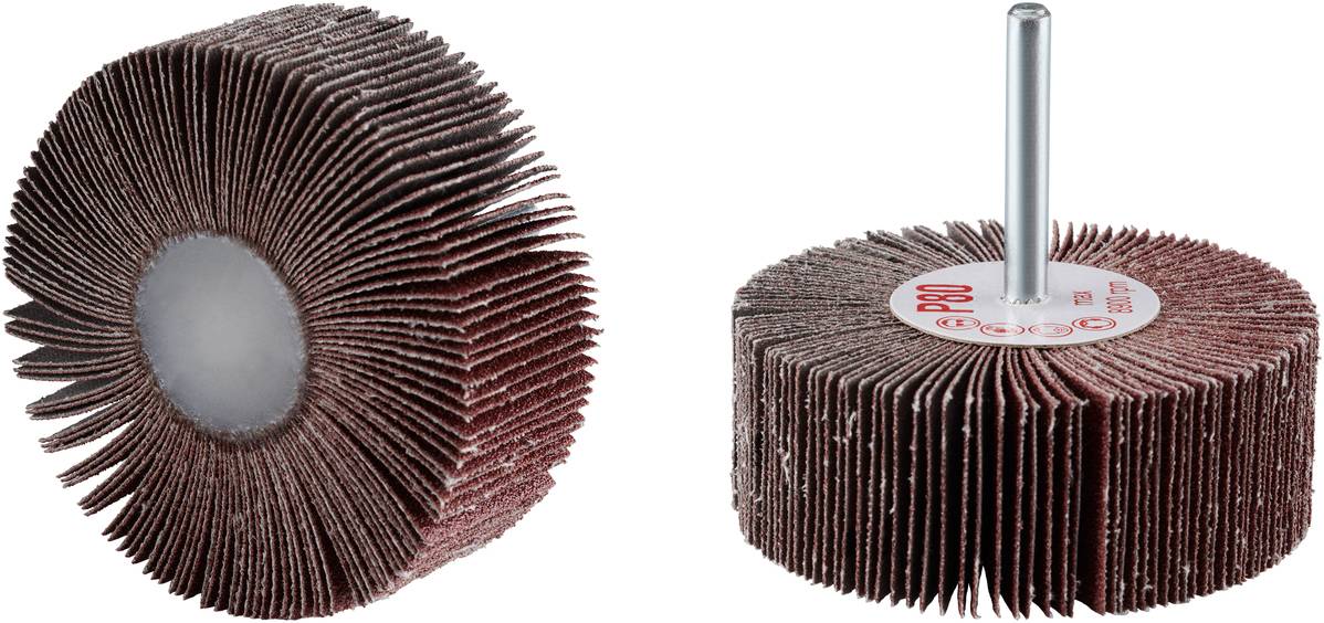 Rhodius 305164 FS, 10 Stück Fächerschleifer 80 x 30 x 6,0 mm, Korn 80, TOPline, für Edelstahl, Stahl, Holz 10St.