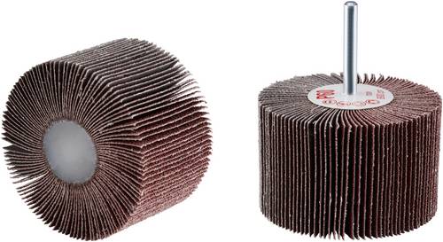 Rhodius 305173 FS, 10 Stück Fächerschleifer 80 x 50 x 6,0 mm, Korn 60, TOPline, für Edelstahl, St