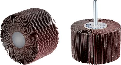 Rhodius 305176 FS, 10 Stück Fächerschleifer 80 x 50 x 6,0 mm, Korn 150, TOPline, für Edelstahl, S