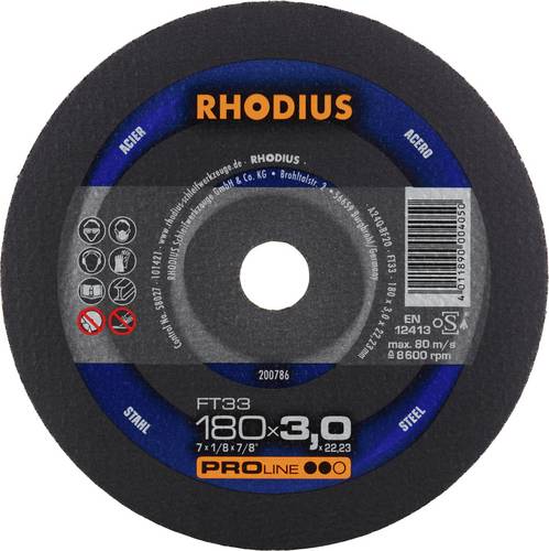 Rhodius FT33 200786 Trennscheiben-Set 25 St. Stahl