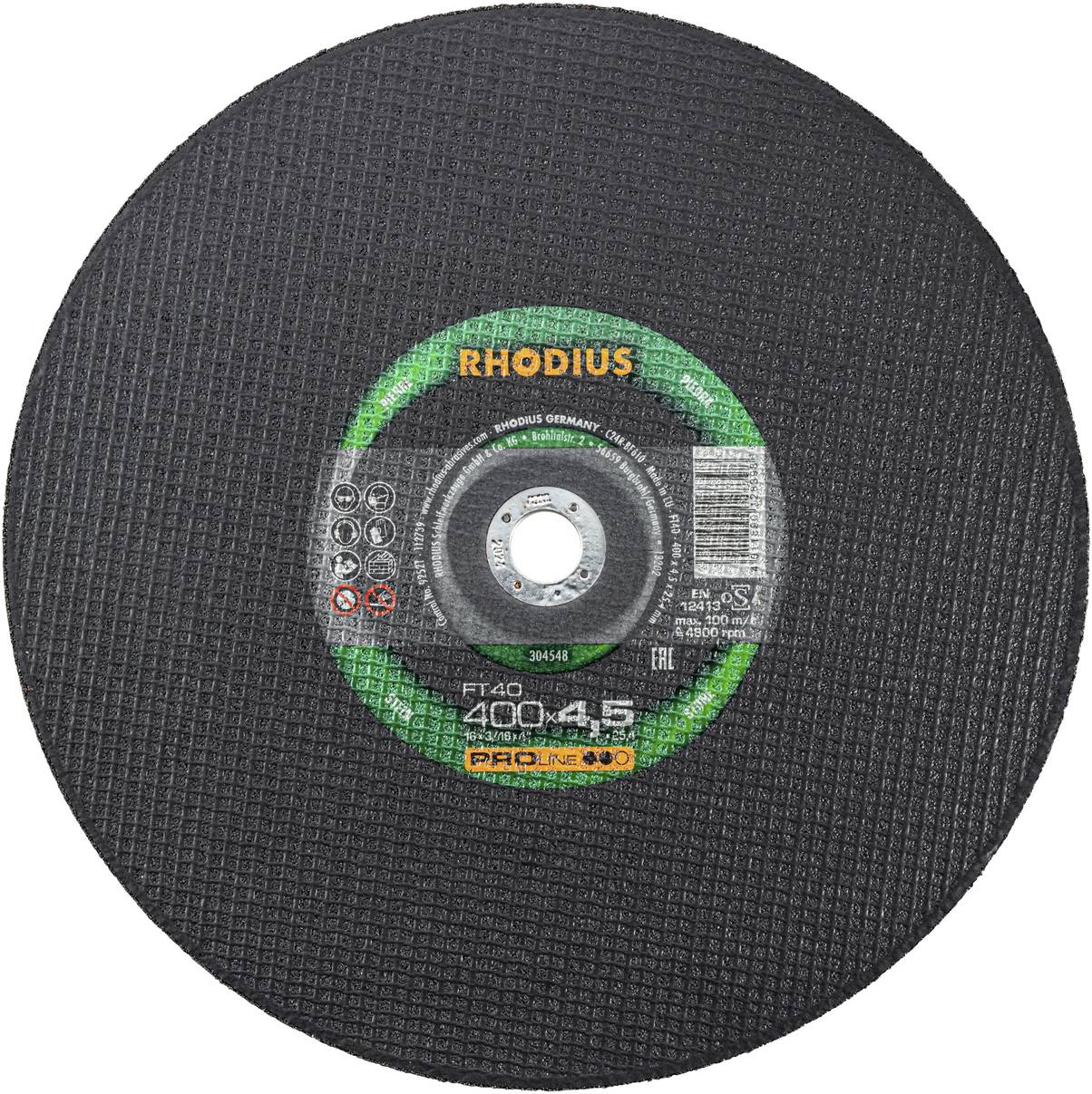 Rhodius FT40 304548 Trennscheiben-Set 10 St. Stein, NE-Metalle