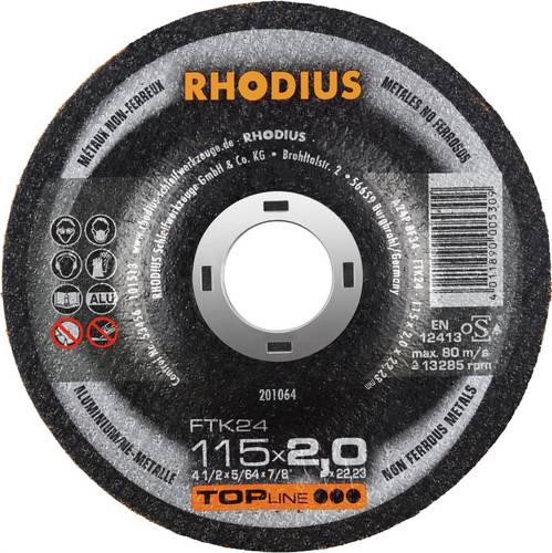 Rhodius FTK24 201064 Trennscheiben-Set 25 St. NE-Metalle