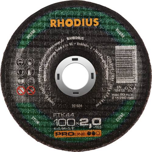Rhodius FTK44 201804 Trennscheiben-Set 25 St. Stein, NE-Metalle