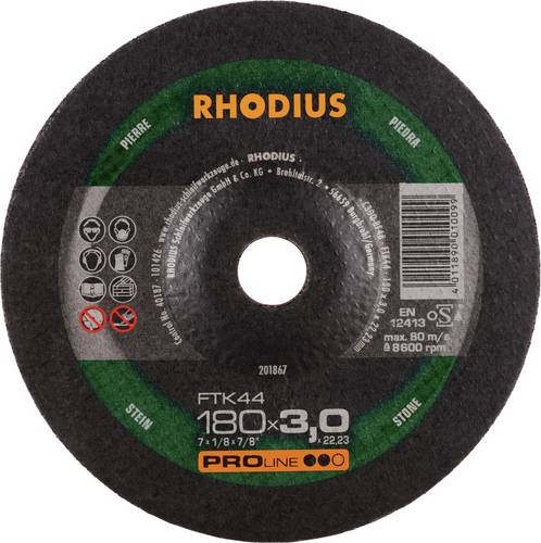 Rhodius FTK44 201867 Trennscheiben-Set 25 St. Stein, NE-Metalle