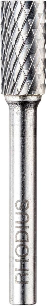 Metallfräser mit diamantförmigen Schneidkerben für präzises Materialabtragen.