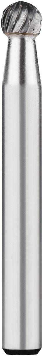 Bohrer mit zylindrischem Schaft und schraubenförmiger Spitze, geeignet für präzises Bohren in Metall oder Holz.