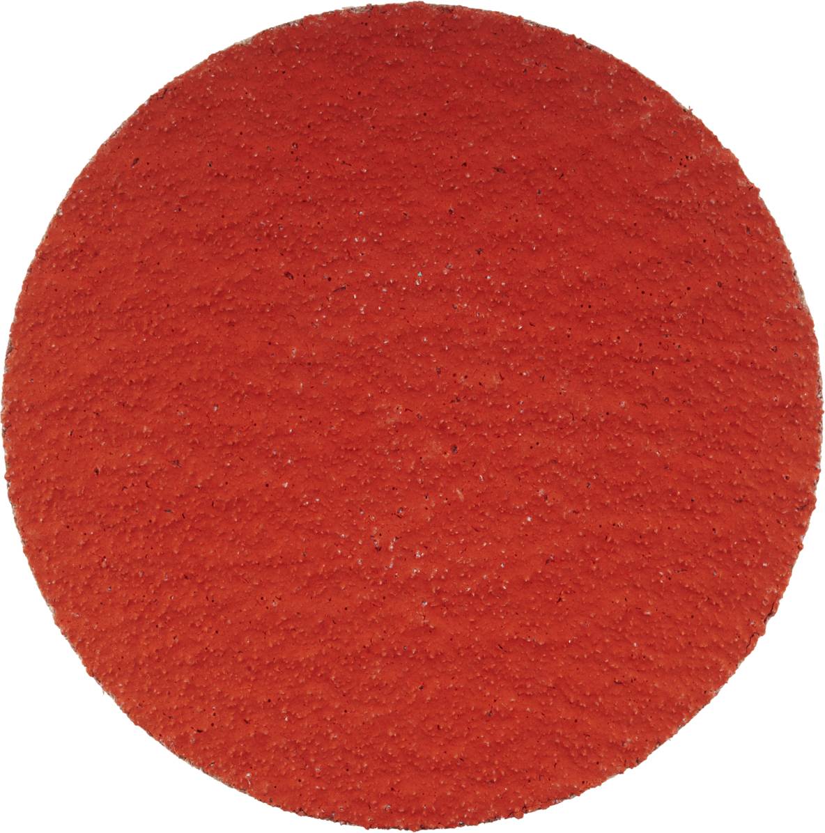 Ein runder, roter Ball aus rauem Material auf weißem Hintergrund.