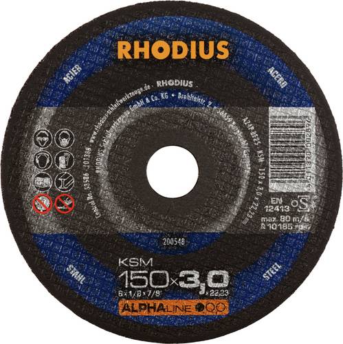 Rhodius KSM 200548 Trennscheiben-Set 25 St. Stahl