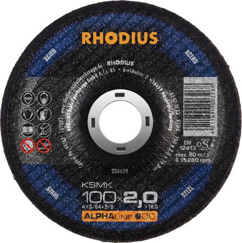 Rhodius KSMK 200629 Trennscheiben-Set 25 St. Stahl