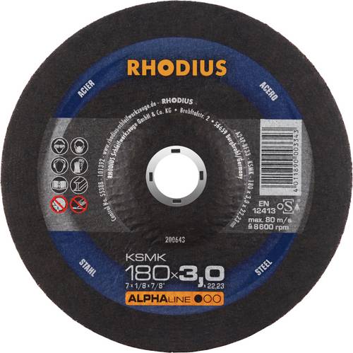 Rhodius KSMK 200643 Trennscheiben-Set 25 St. Stahl
