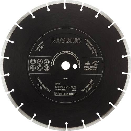 Rhodius LD40 303921 Diamanttrennscheibe 1 St. Beton