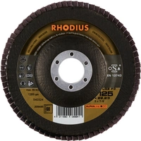 Rhodius 209495 LGZ F2 Fächerschleifscheibe Edelstahl, Stahl 10St. Rhodius 209495 LGZ F2 Fächerschleifscheibe Edelstahl, Stahl 10St.